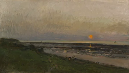 Auringonlasku Villervillessä